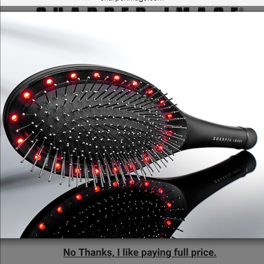 B2G1 Sharper image LED massaging hair brush growth